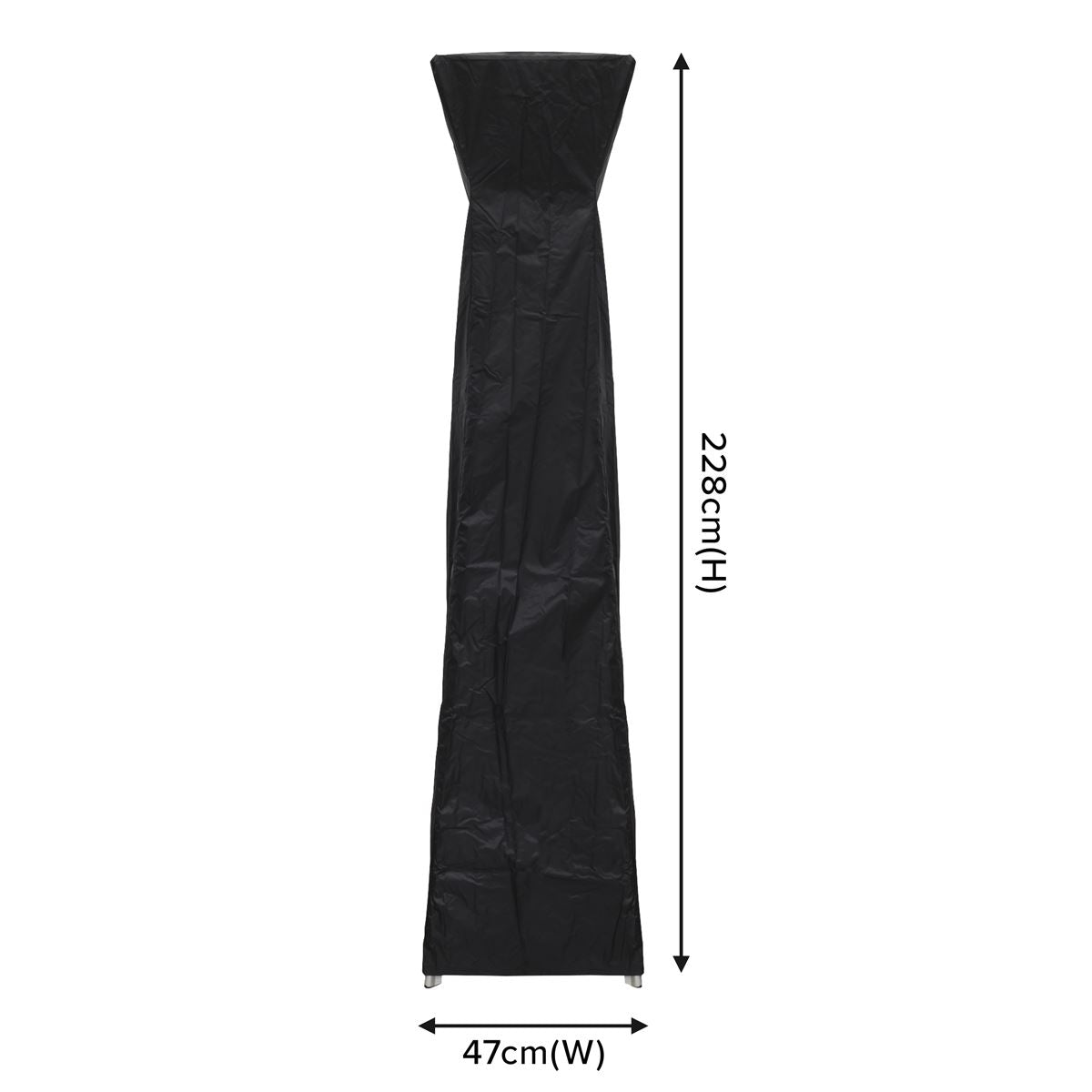 Sealey Pyramid Gas Tower Patio Heater Water Resistant Cover 2280 x 470mm DG7