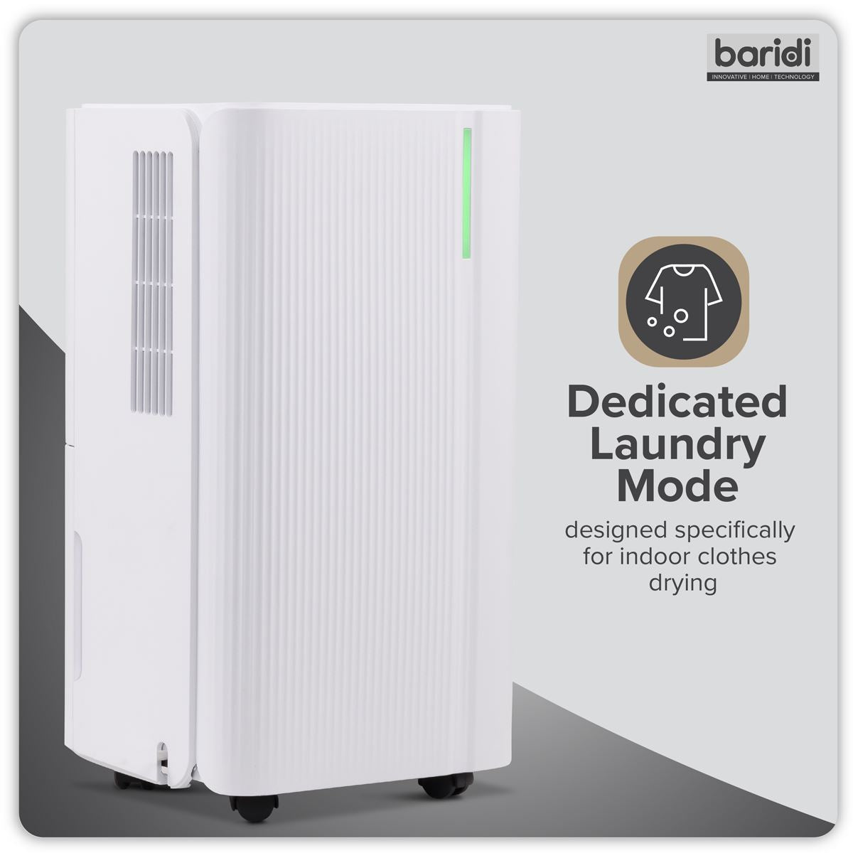 Sealey Baridi Dehumidifier Digital Display & 24hr Timer 12L White 230V DH147