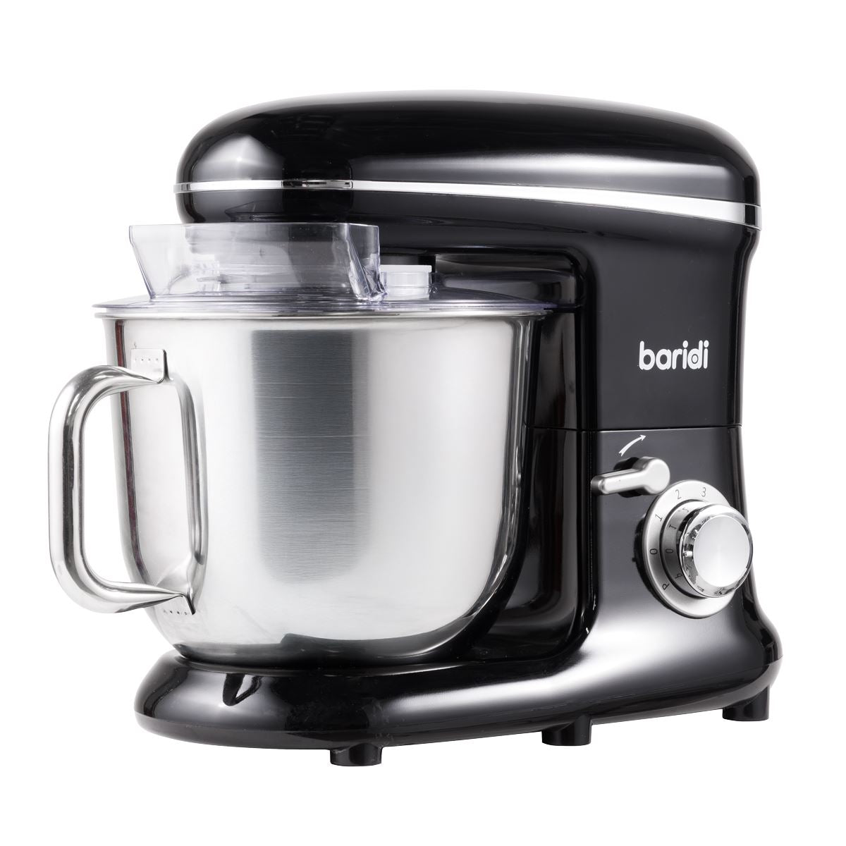 Sealey Baridi 1500W Stand Food Mixer with Accessories 6L Black 230V -50Hz DH173