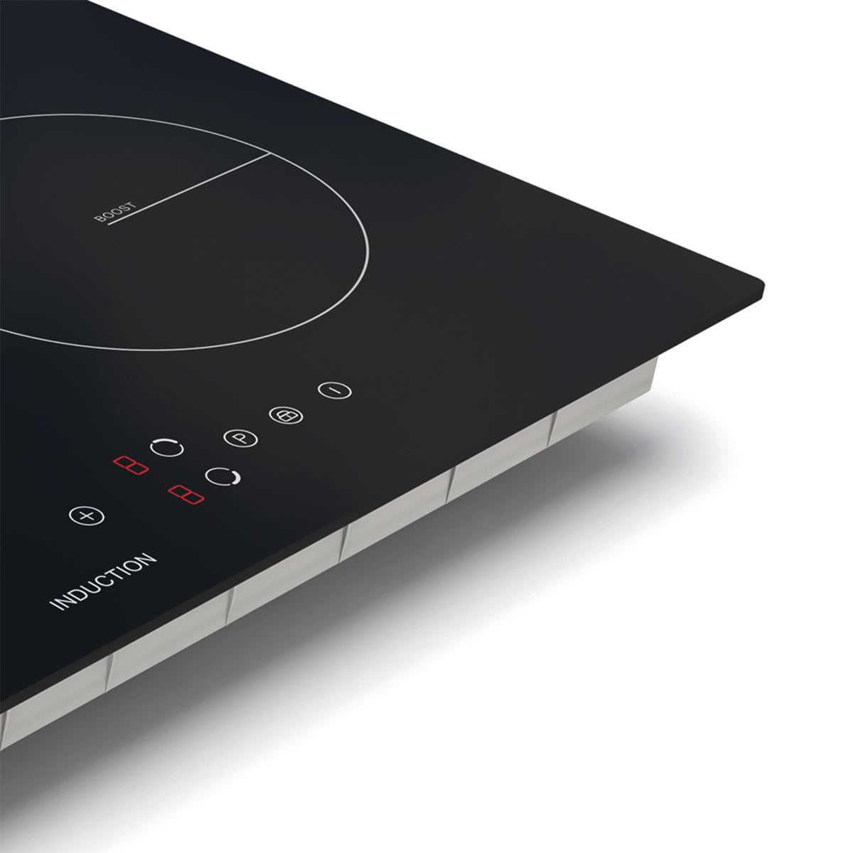 Sealey Baridi 60cm Built-In Induction Hob with 4 Cooking Zones, 2800W, Boost Function, 9 Power Levels, Touch Control, Timer, supplied with 13A Plug DH177