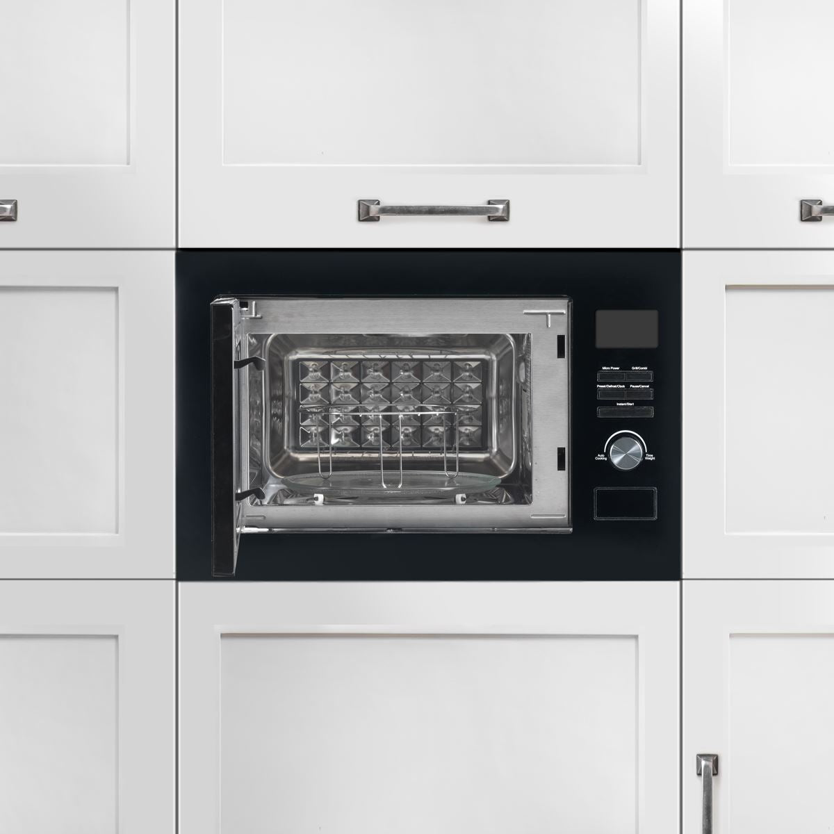 Baridi 25L Integrated Microwave Oven with Grill 900W Sensor Touch Black DH198