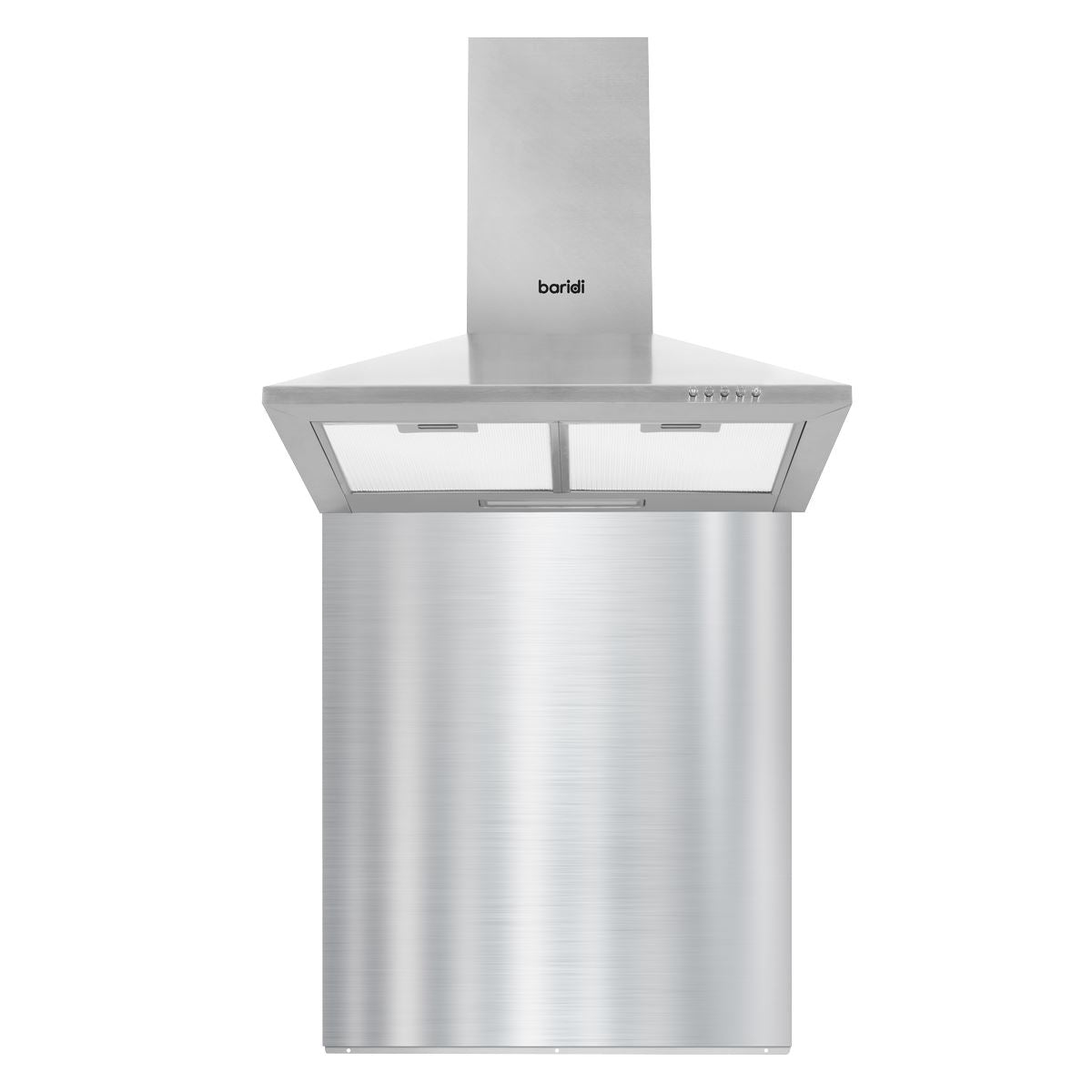 Sealey Baridi Cooker Hood with Carbon Filters & Splashback 60cm - Stainless Steel DH207