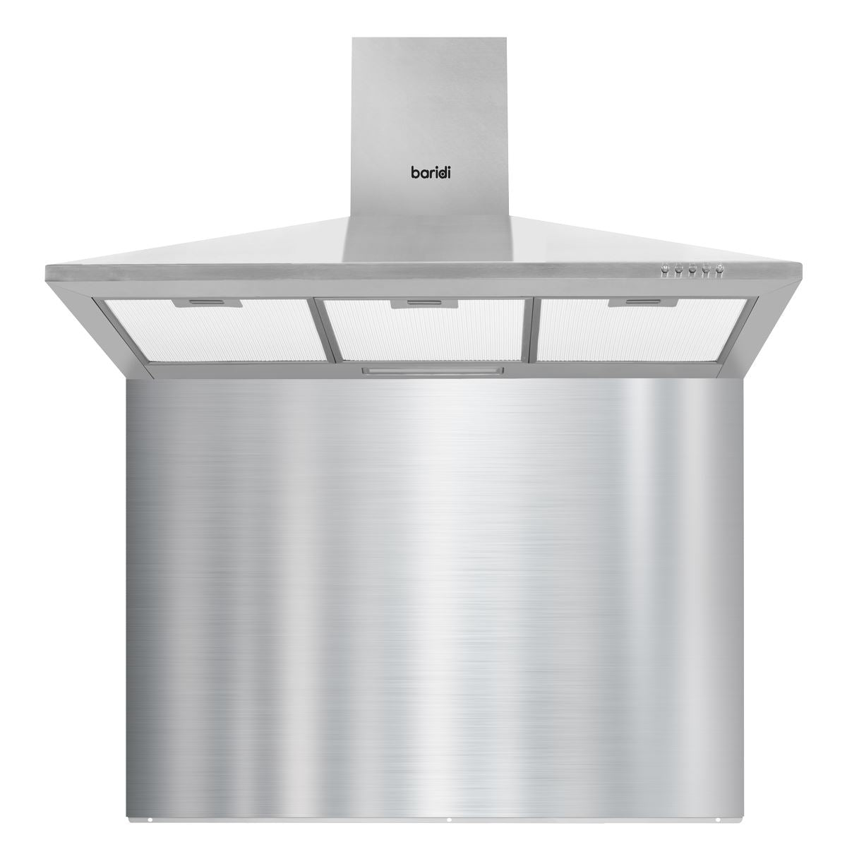 Sealey Baridi Cooker Hood with Carbon Filters & Splashback 90cm - Stainless Steel DH211