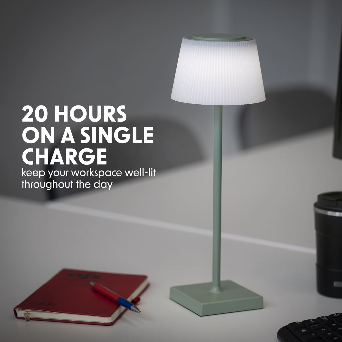 Sealey Dellonda Rechargeable Table Lamp Home Office Restaurant RGB Colour DH214
