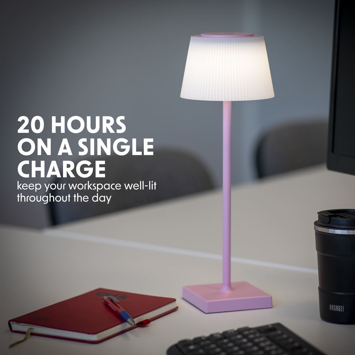 Sealey Dellonda Rechargeable Table Lamp Home Office Restaurant RGB Colour DH215