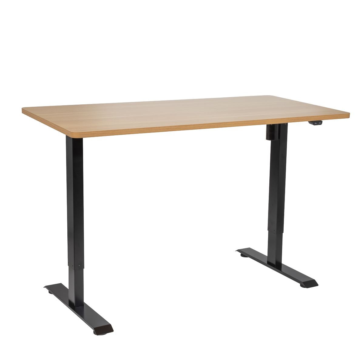 Sealey Dellonda Single Motor Ultra-Quiet Adjustable-Height Electric Sit/Stand Desk - Oak Desktop DH242