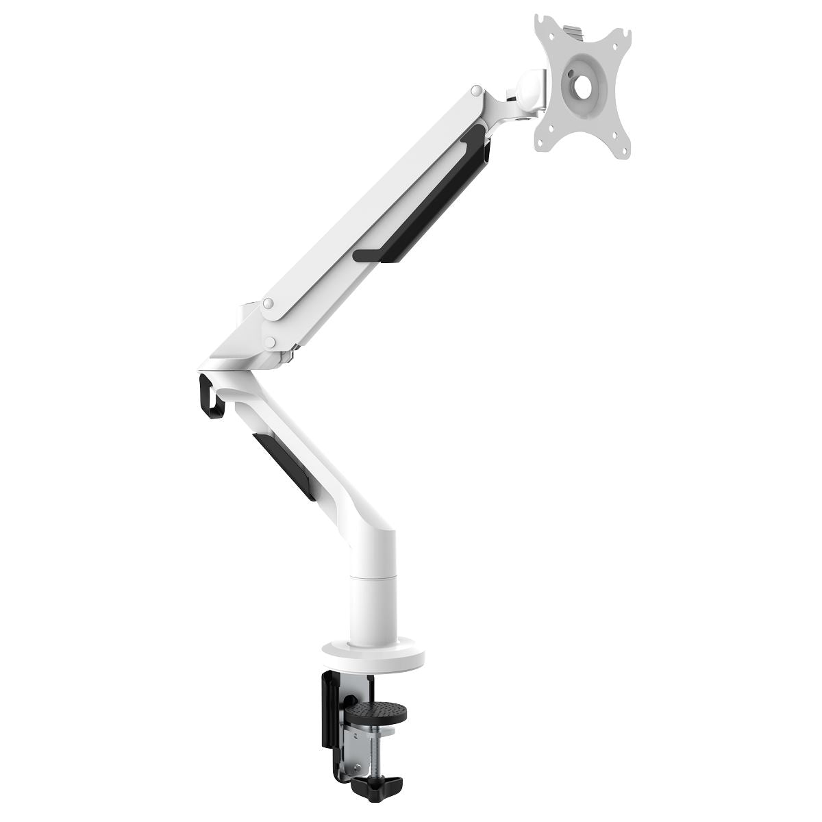 Dellonda Single Monitor Arm 12kg Load Capacity 17-36" Screens White DH26