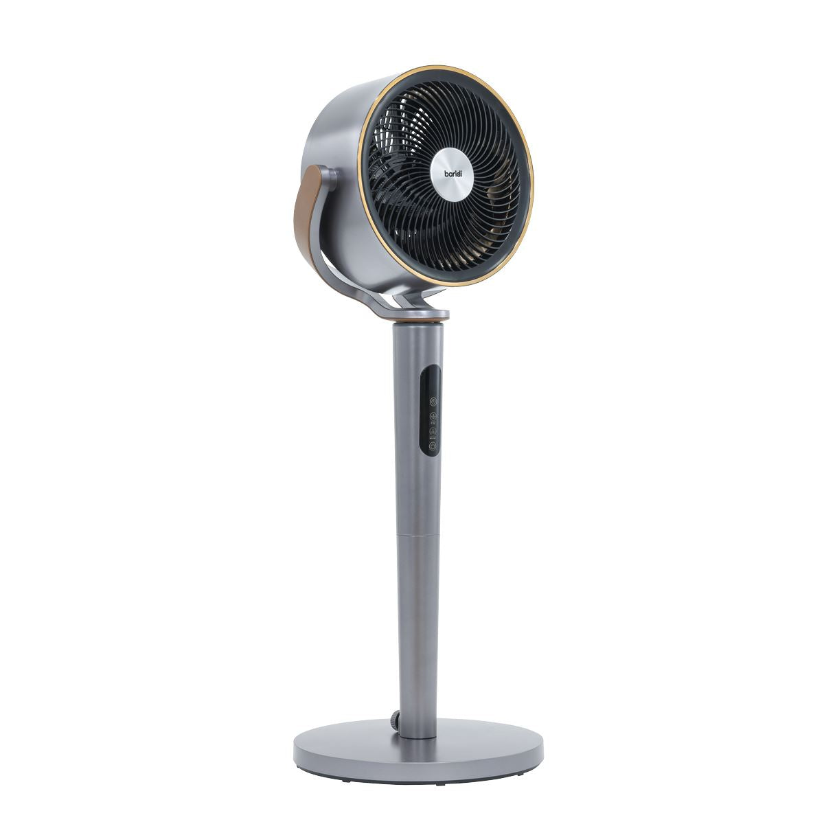 Sealey Baridi 12" Pedestal Fan with Remote Control, Back Light & 12hr Timer - Grey DH264