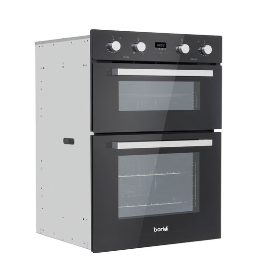 Baridi 72cm Built Under Double Oven 74L Capacity Rating A Black 220-240V DH278
