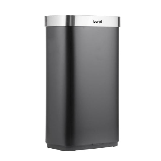 Sealey Motion Sensor Dust Bin 80L Black Stainless Steel Home And Office DH283