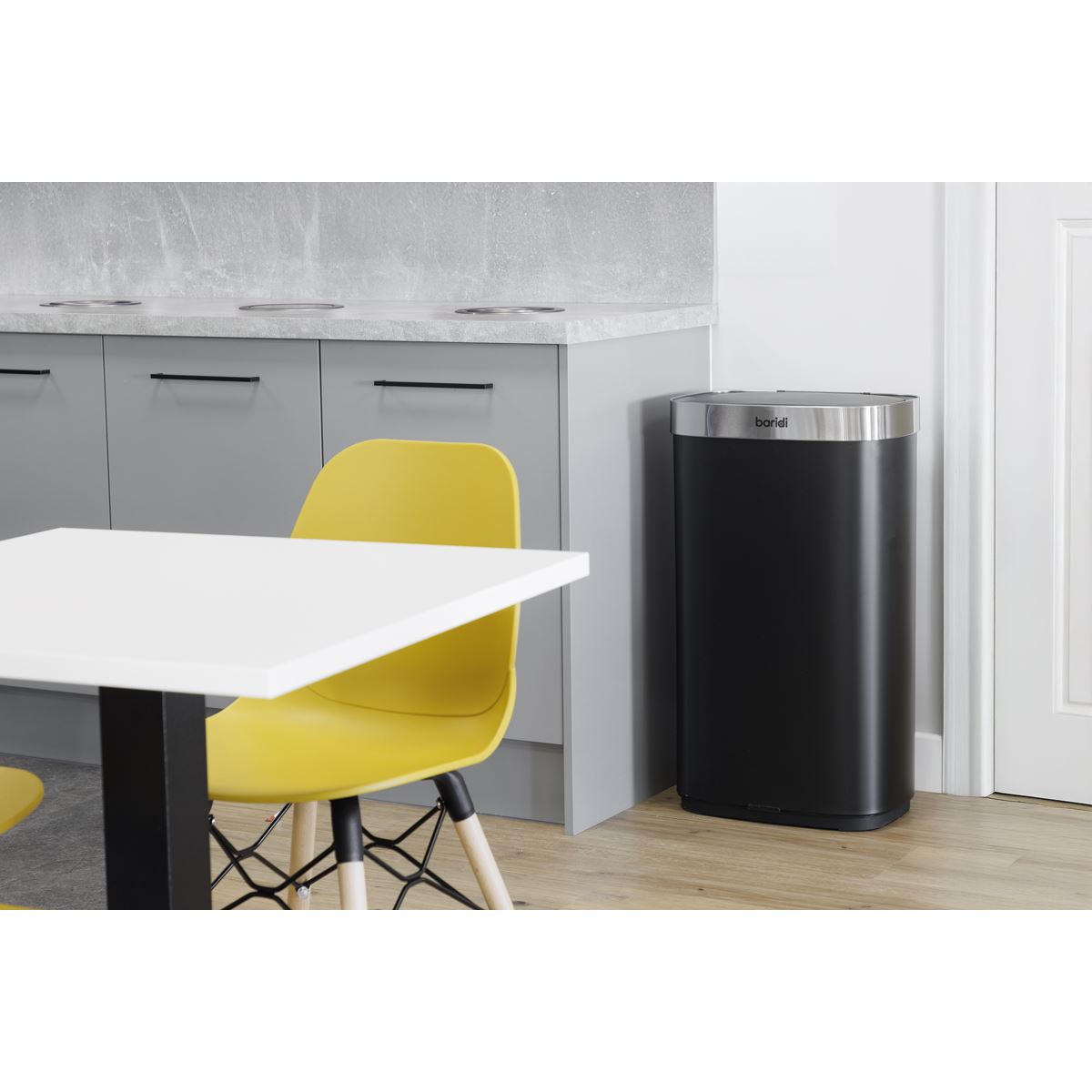 Sealey Motion Sensor Dust Bin 80L Black Stainless Steel Home And Office DH283