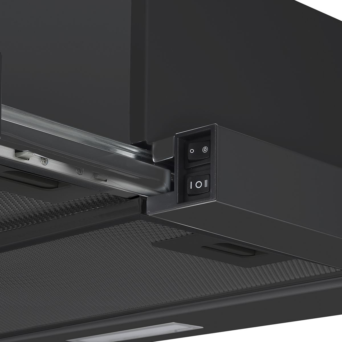 Sealey Baridi Telescopic Cooker Hood with Aluminium Filters 60cm Black DH287
