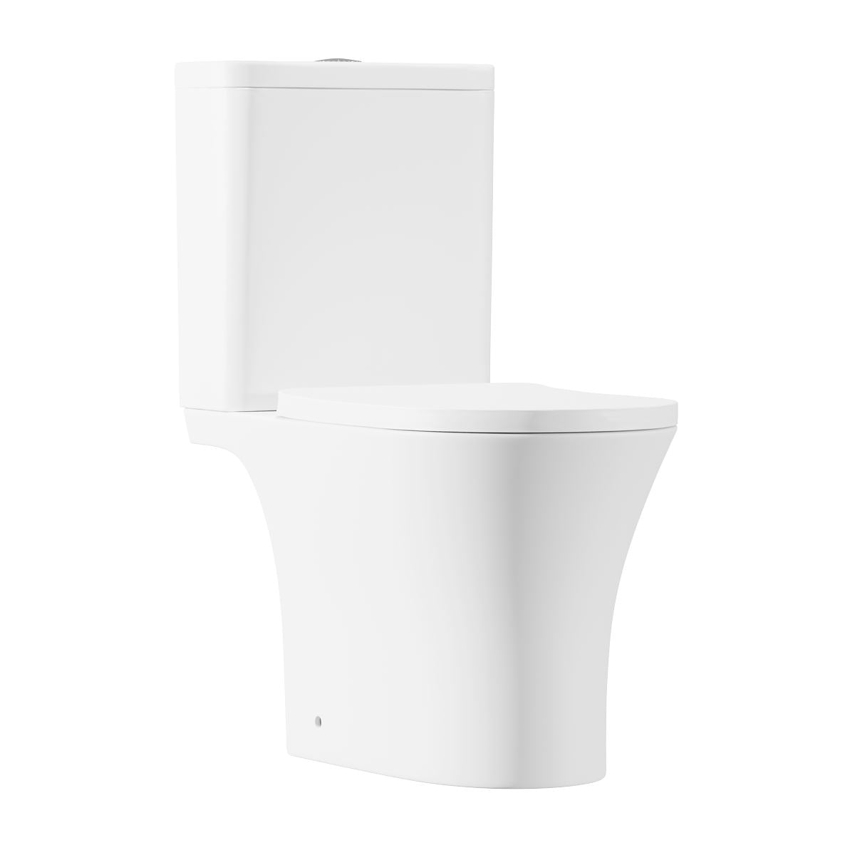 Sealey Baridi Close-Coupled Toilet with Soft Close Seat, Dual Flush Cistern & Rimless Flush � White DH332