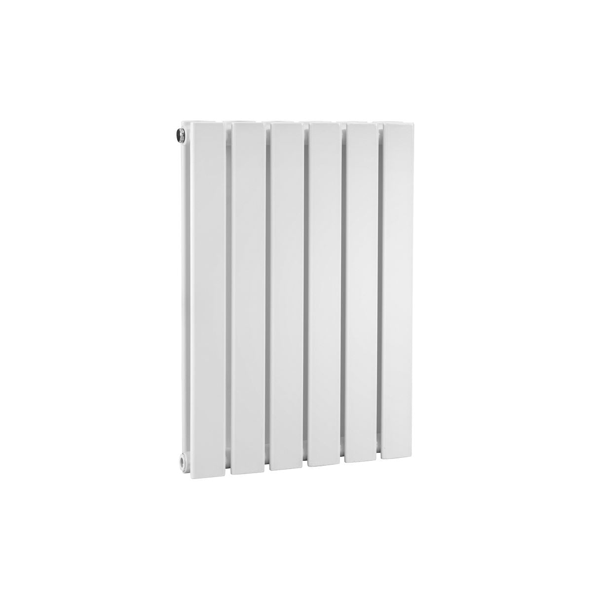 Baridi Horizontal Radiator Contemporary Double Flat Panel 600x420mm White DH348
