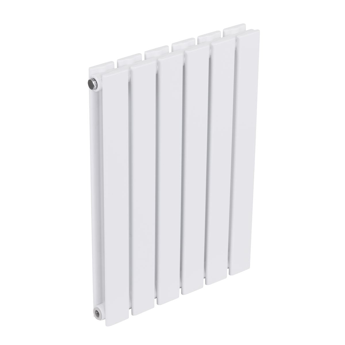 Baridi Horizontal Radiator Contemporary Double Flat Panel 600x420mm White DH348