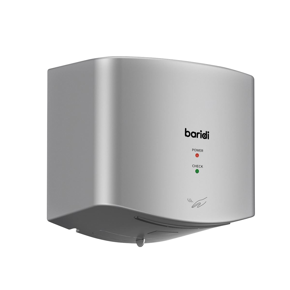 Sealey Baridi High Speed Hand Dryer with Auto-Sensor 1400-1650W - Silver DH379