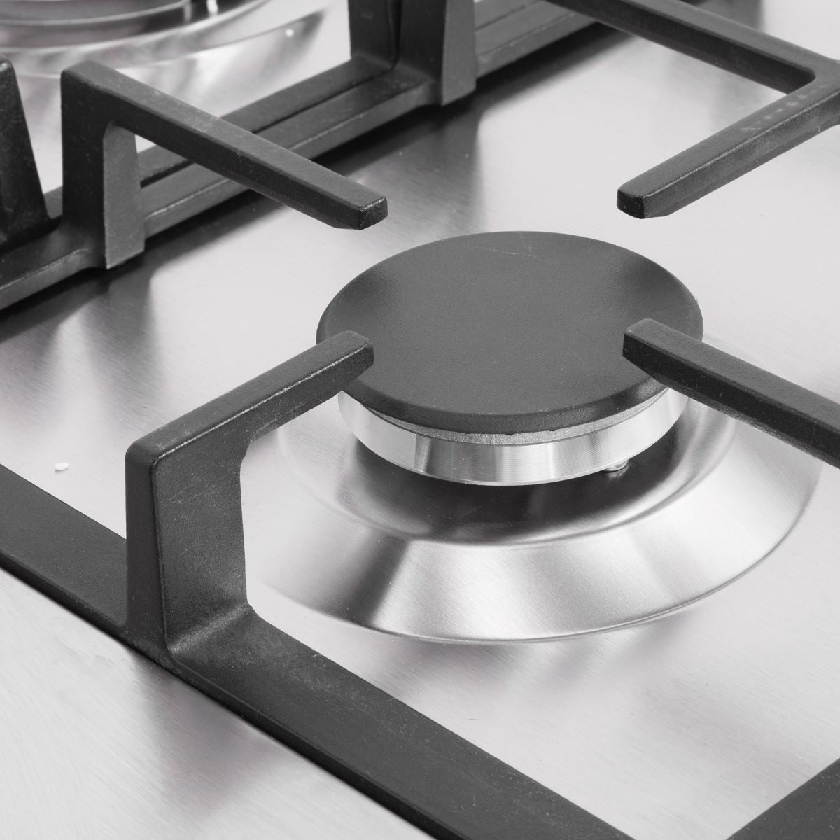 Sealey Baridi 90cm Gas Hob Stainless Steel with 5 Burners, Cast Iron Supports & Auto Ignition 11kW DH382