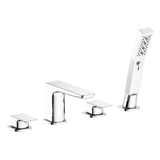 Sealey Baridi Bath Mixer Tap with Shower Chrome Deck-Mounted DH398