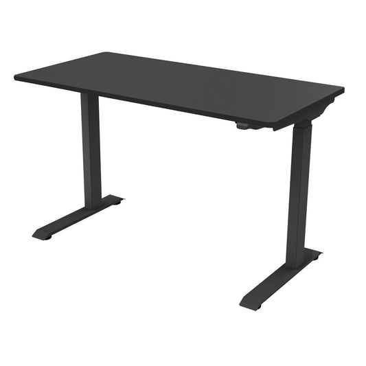 Dellonda Black Electric Adjustable Office Standing Desk Fast 1200x600mm DH55