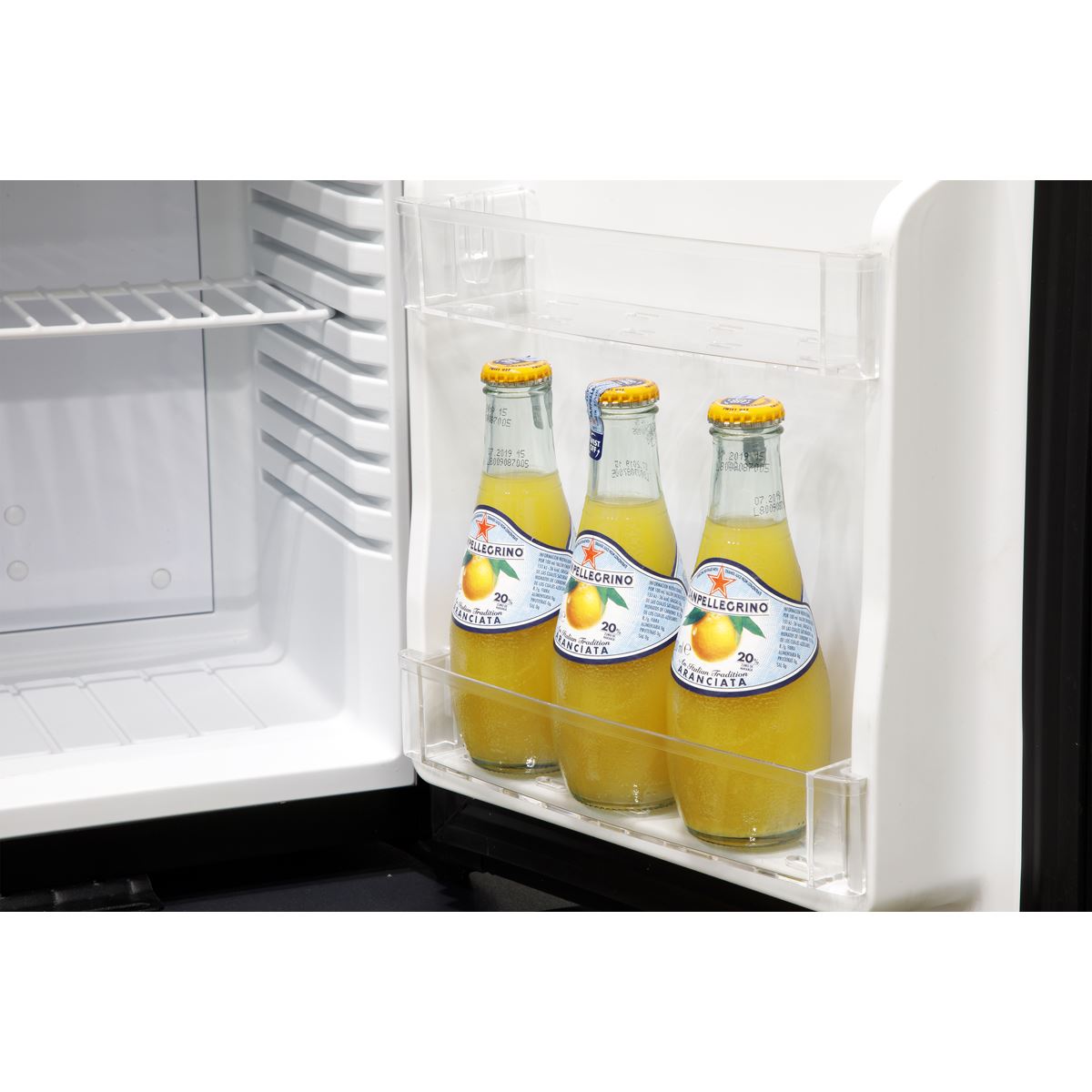 Baridi 25L Ultra Quiet Drinks & Wine Mini Cooler Fridge LED Light Black DH57
