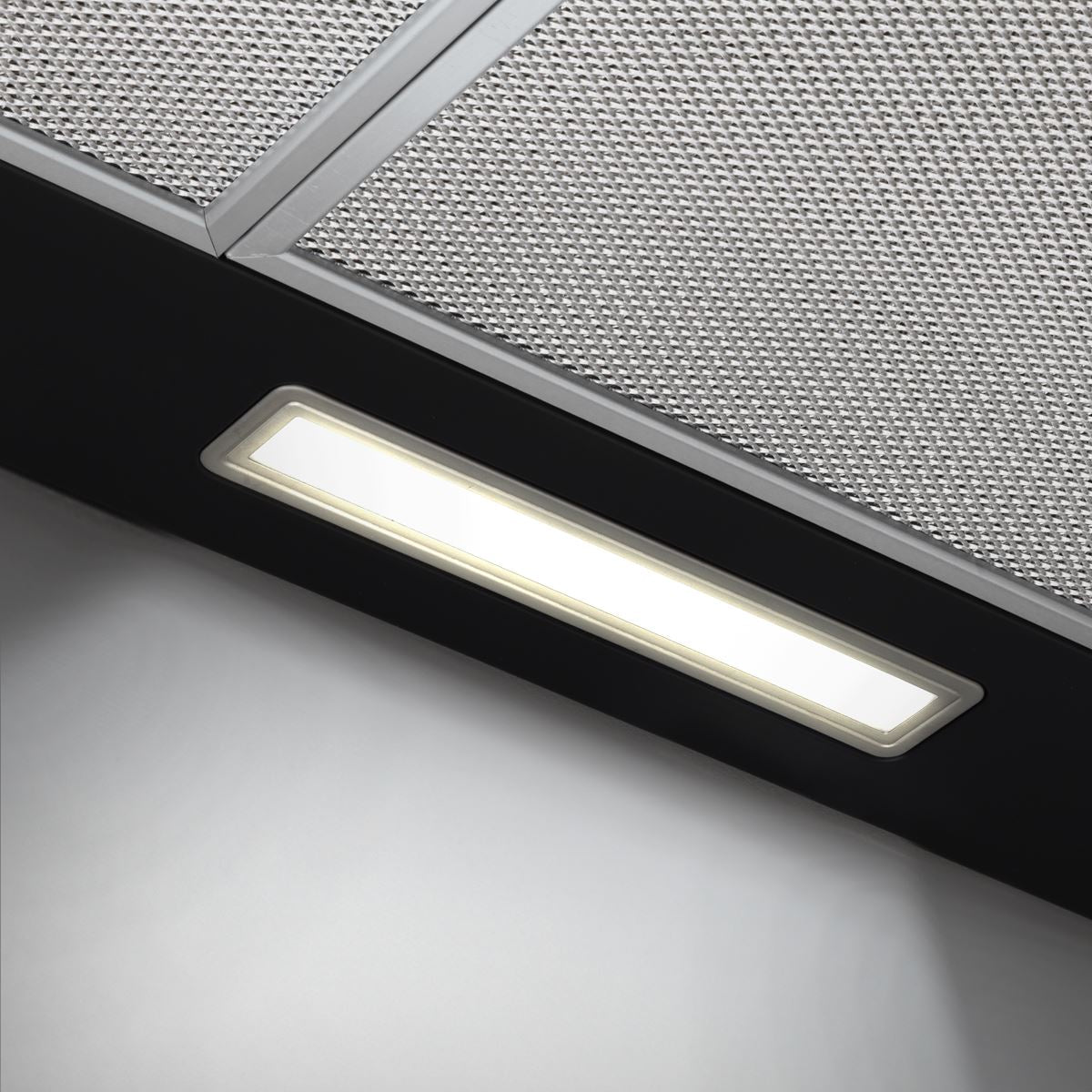 Sealey Baridi Cooker Hood Chimney Style with Carbon Filters 90cm Black DH59