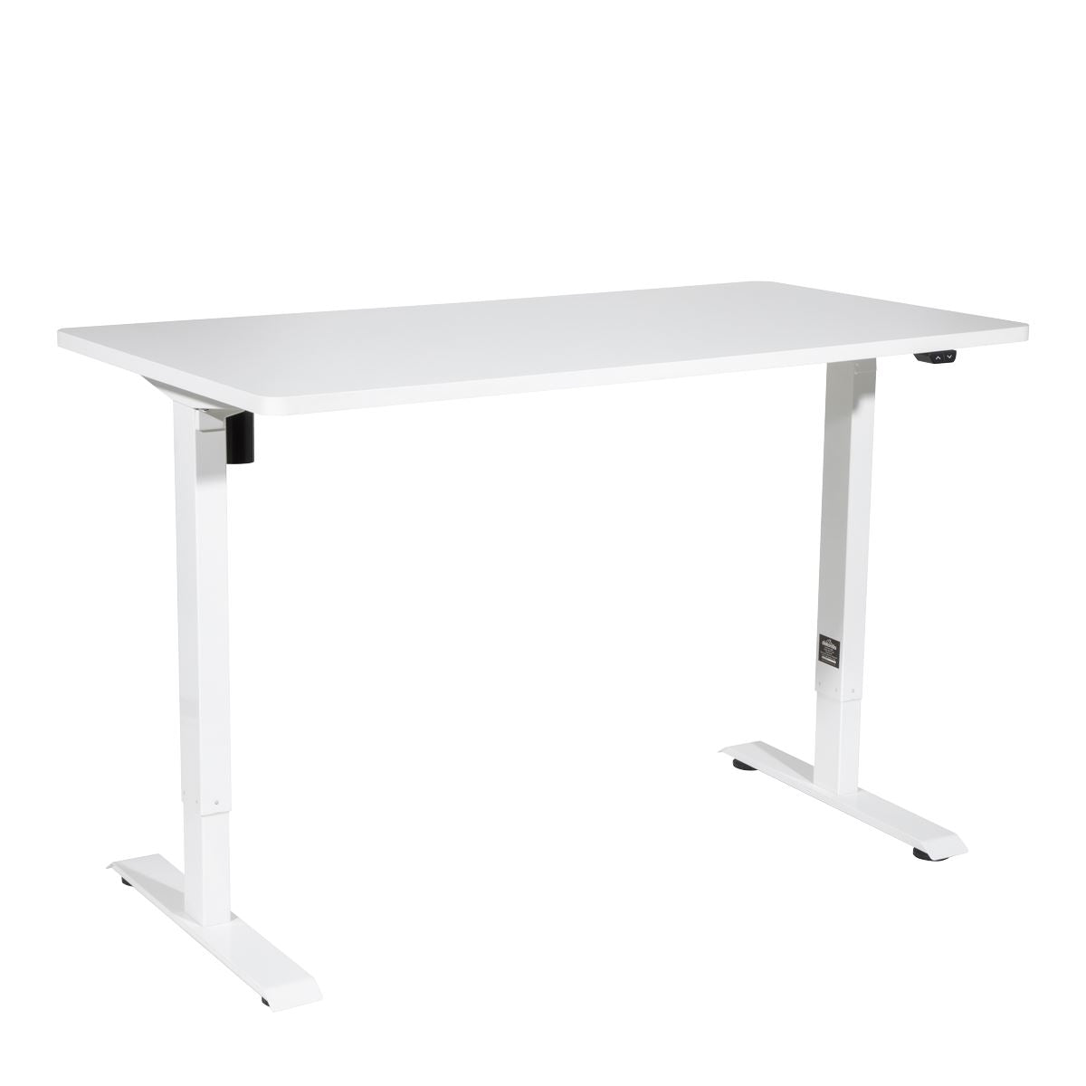 Sealey Dellonda Single Motor Ultra-Quiet Adjustable-Height Electric Sit/Stand Desk - White Desktop DH67