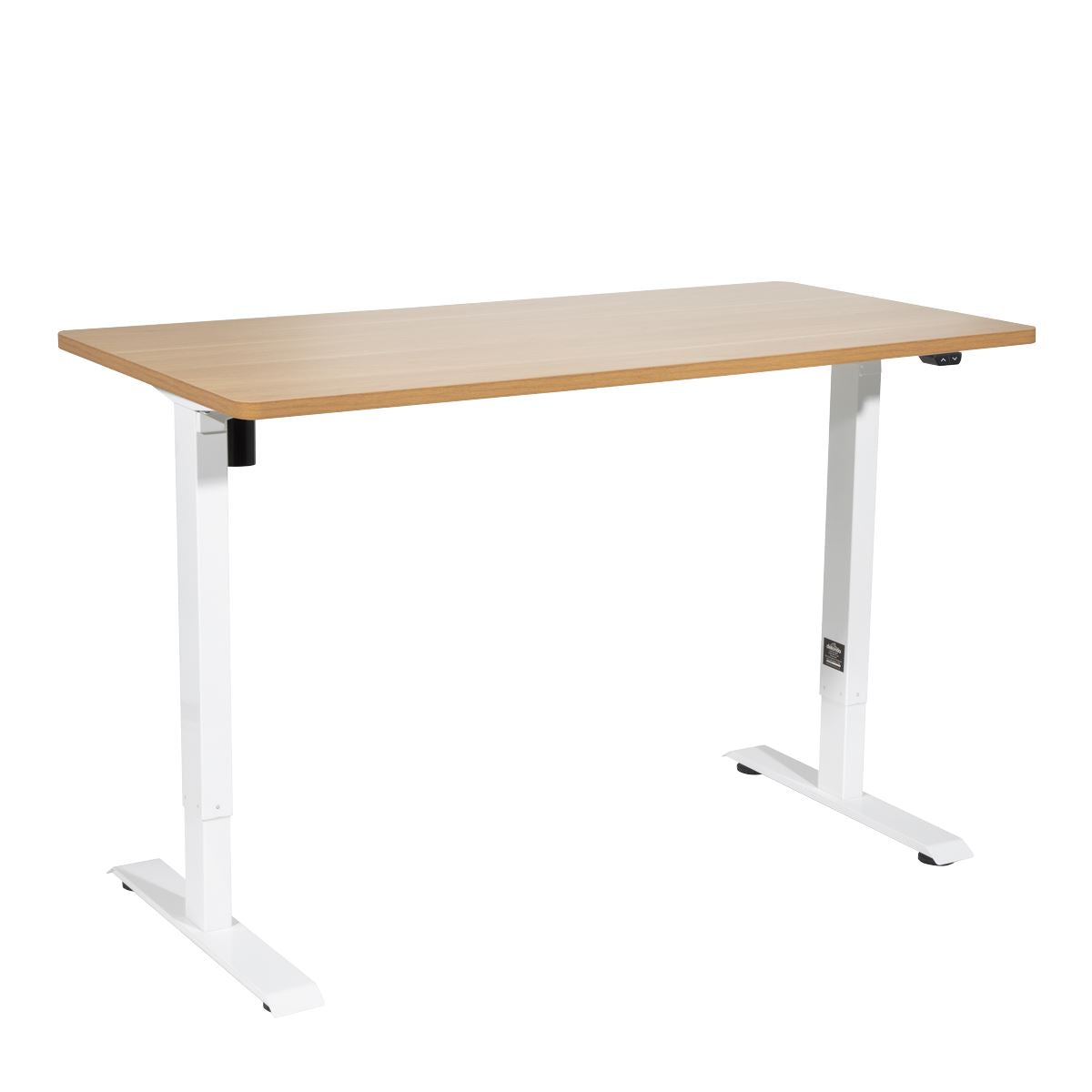 Sealey Dellonda Single Motor Ultra-Quiet Adjustable-Height Electric Sit/Stand Desk - Oak Desktop DH68