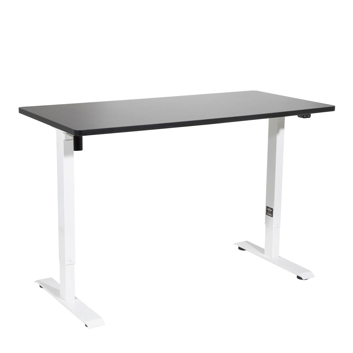 Sealey Dellonda Single Motor Ultra-Quiet Adjustable-Height Electric Sit/Stand Desk - Black Desktop DH69