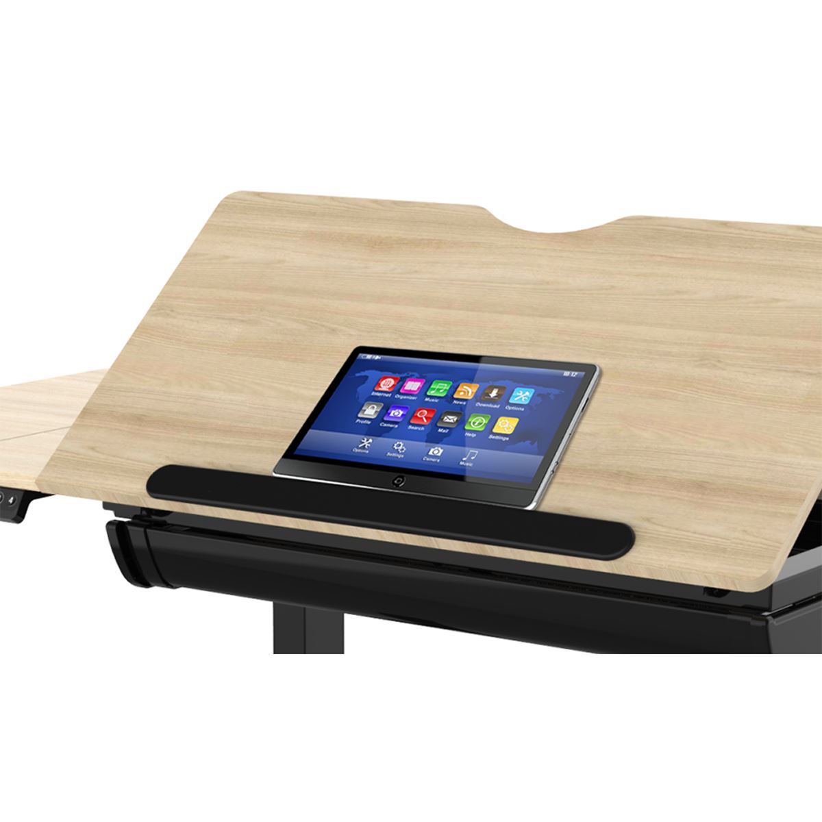 Dellonda Electric Standing Desk Ergonomic Drawing Sit Stand Table DH71