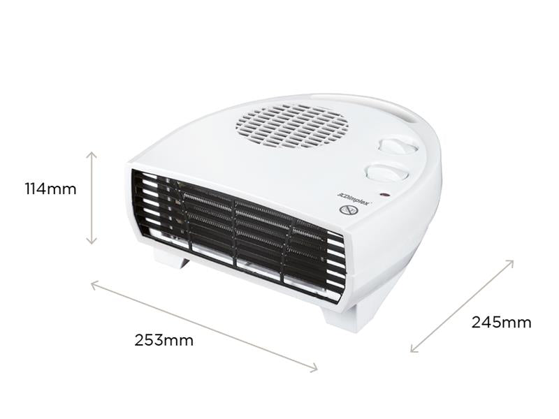 Dimplex Flat Fan Heater With Thermostat 3kW DIMDXFF30TSN