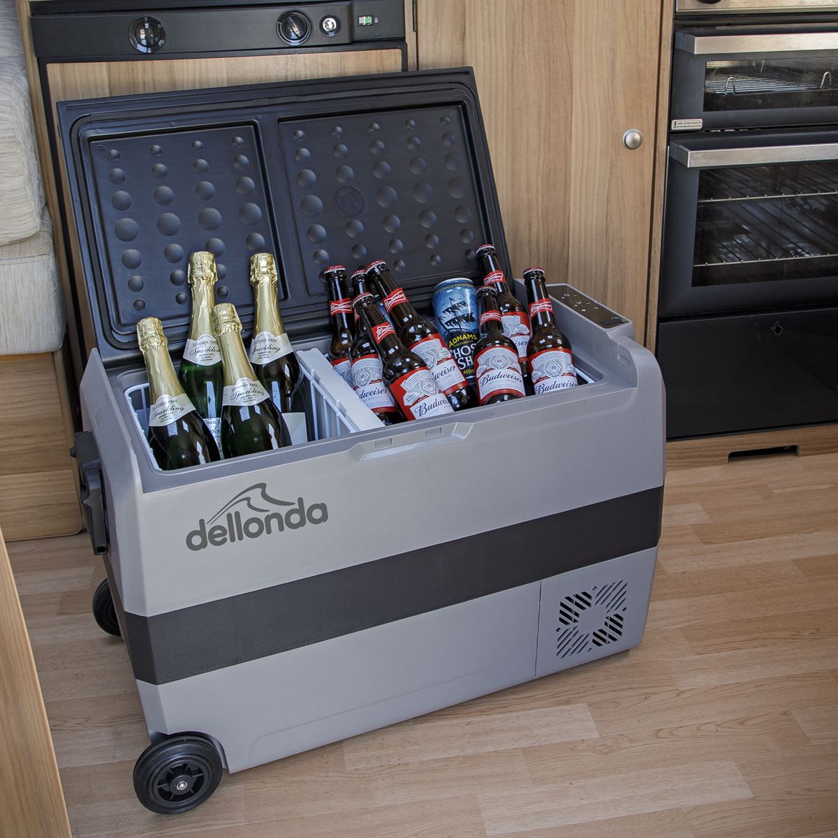 Sealey Dellonda Portable Fridge Freezer/Cool Box with LED Display & AC/DC 230V Adaptor 60L DL133
