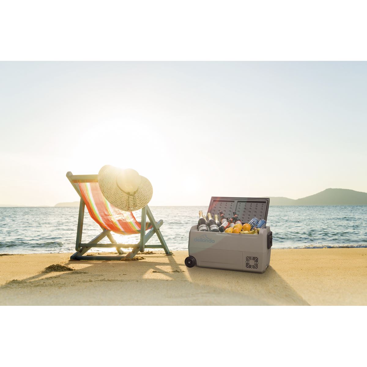 Dellonda 36L Portable Dual Compressor Car Fridge Freezer 12/24/230V - DL13 DL13