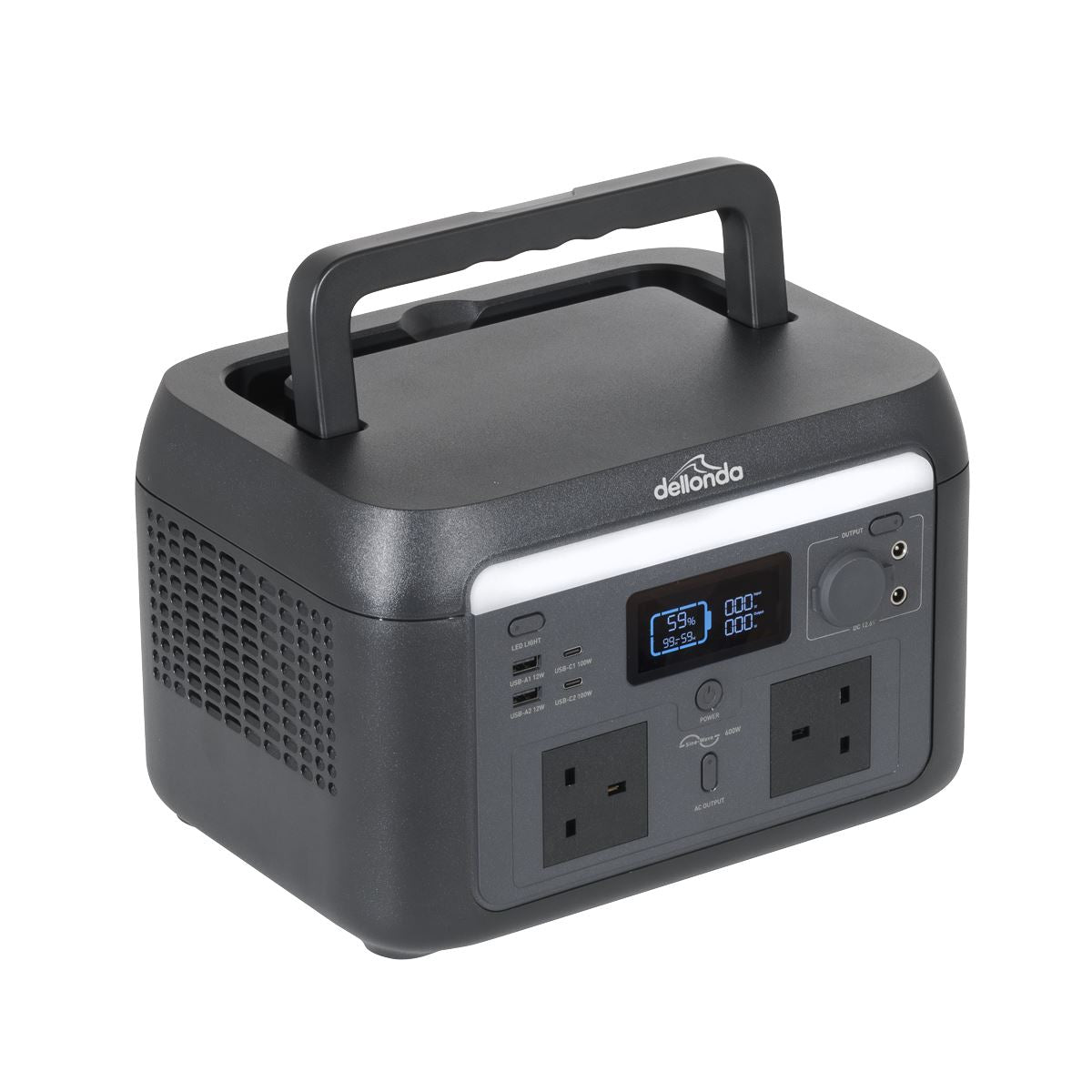 Sealey Dellonda Portable Power Station 600W Nine Different Outlets DL161