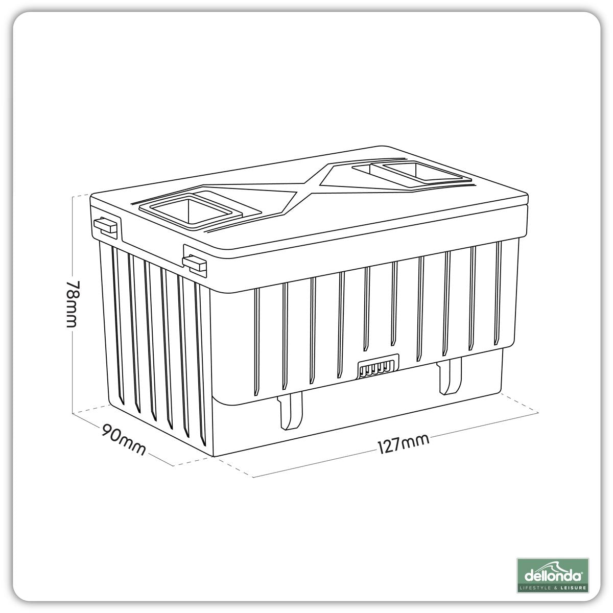 Sealey Dellonda Battery For Portable Fridges 11.1V Lithium-Ion DL169