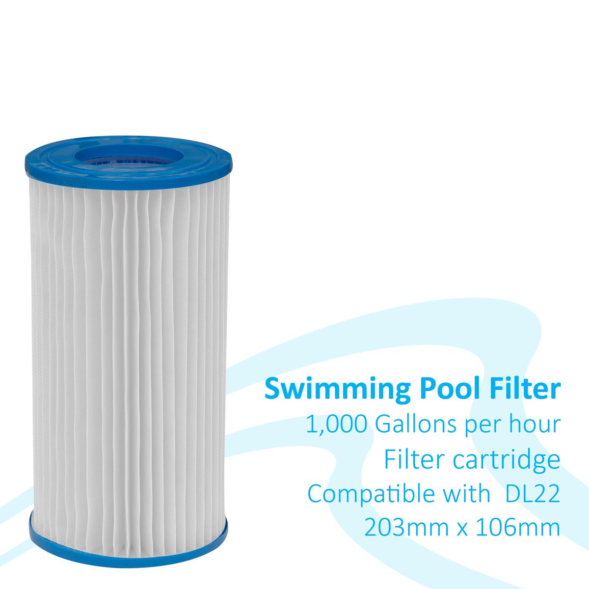 Sealey Dellonda Swimming Pool Filter Cartridge Use For DL22 DL48