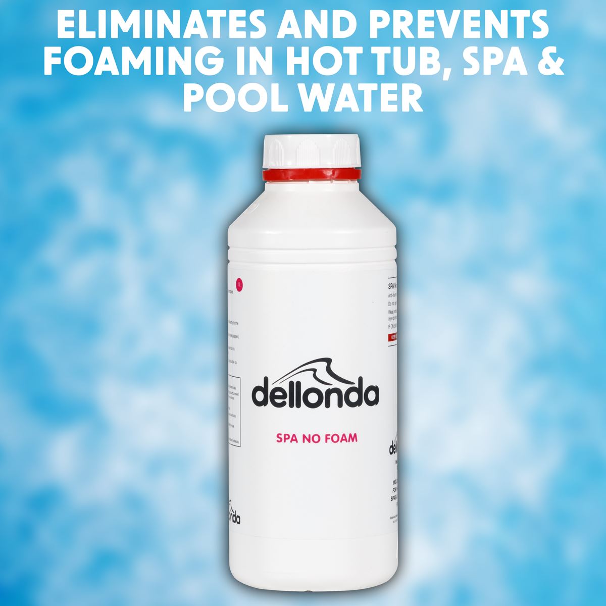 Dellonda 1kg Defoamer for Hot Tubs Spas & Swimming Pools DL55