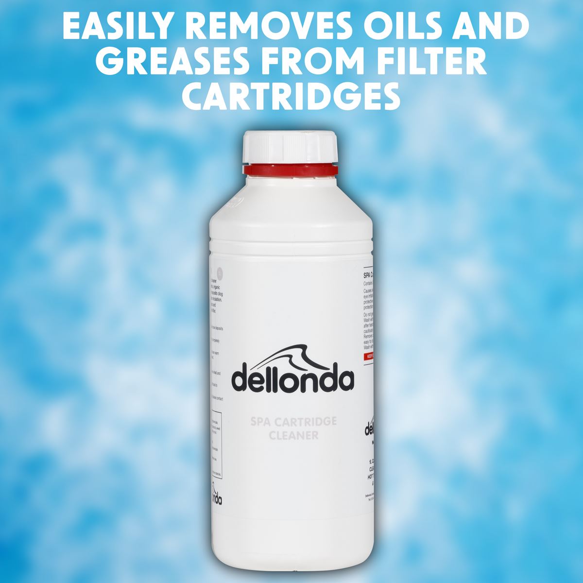 Sealey Dellonda 1L Cartridge Cleaner for Hot Tubs Spas & Pools Universal DL56
