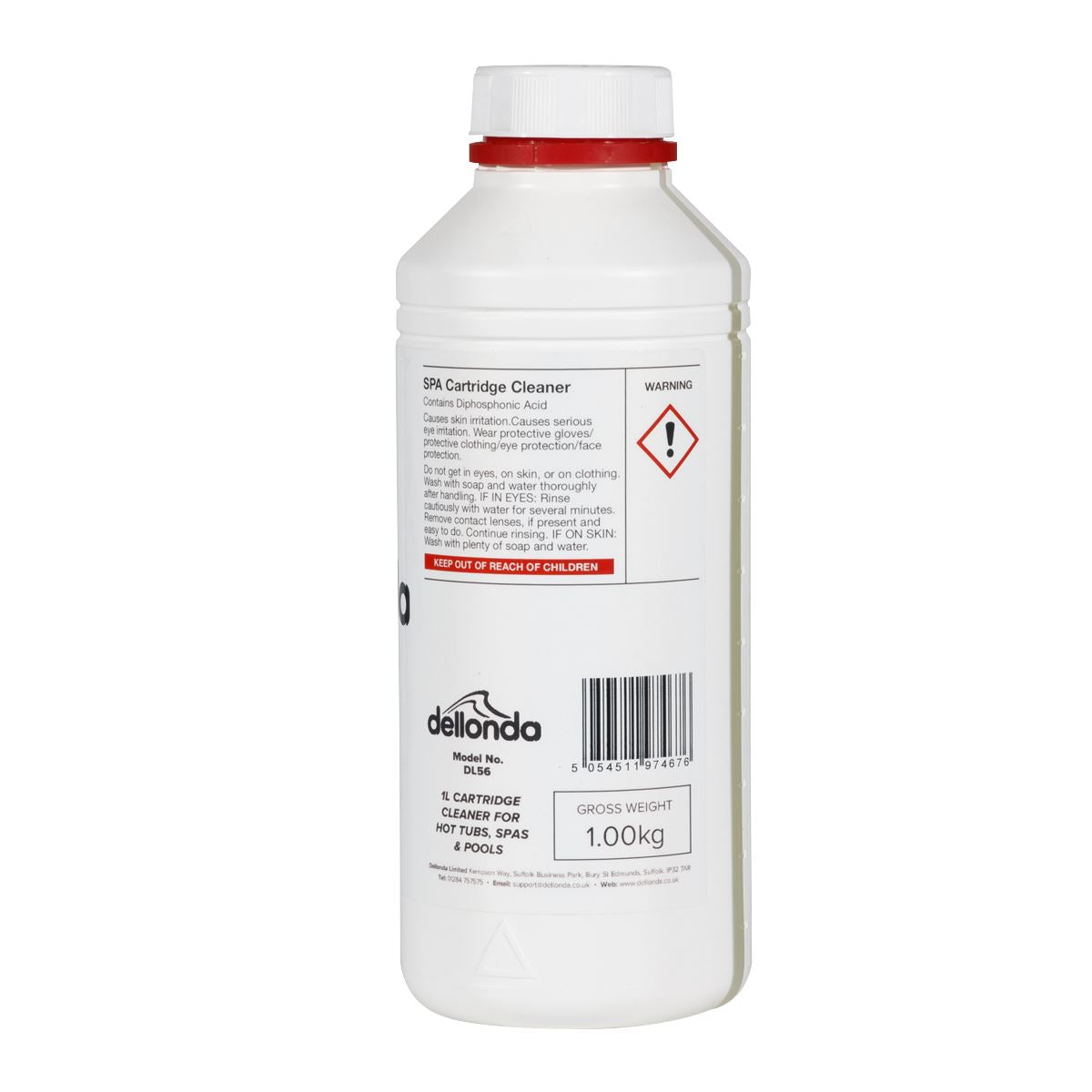 Sealey Dellonda 1L Cartridge Cleaner for Hot Tubs Spas & Pools Universal DL56