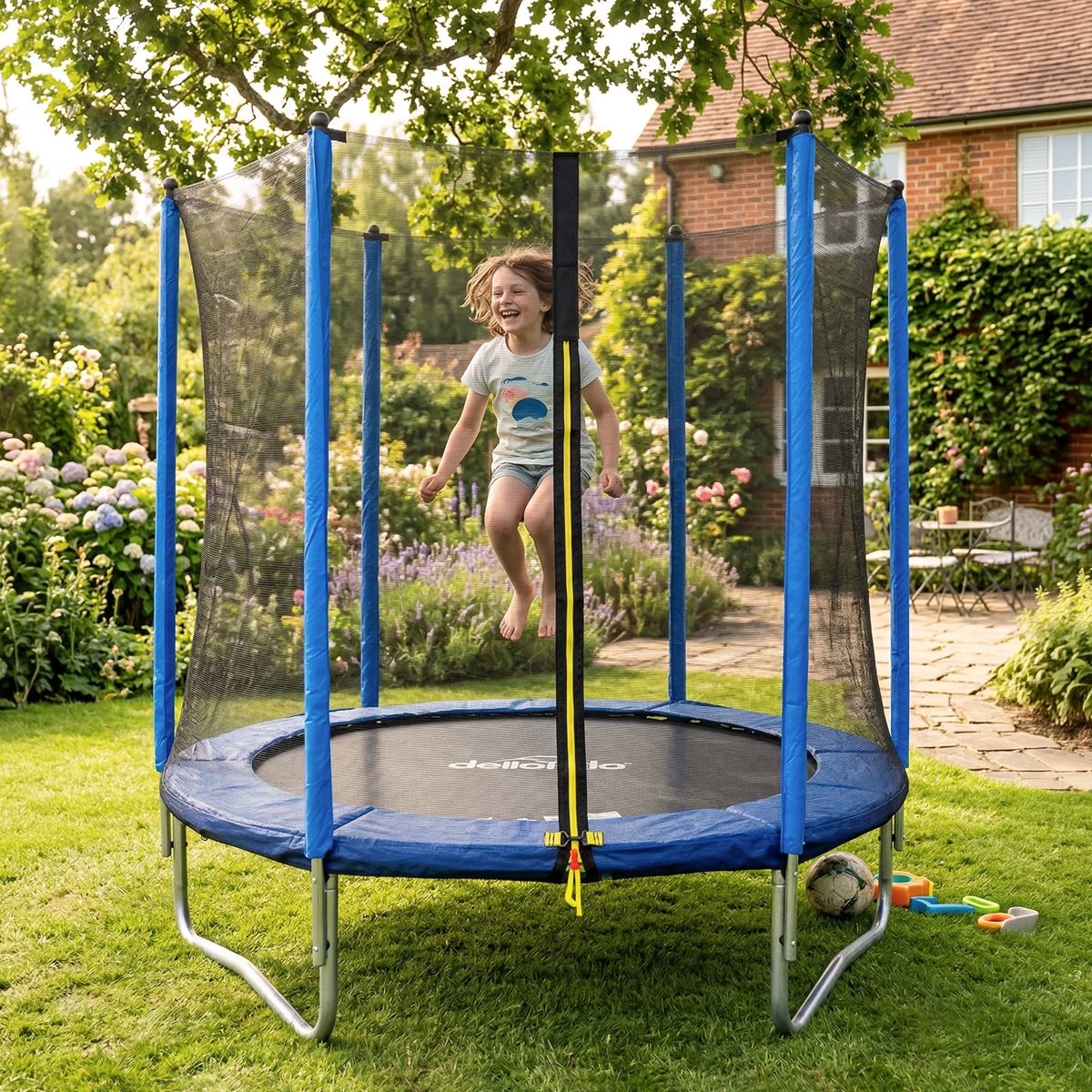 Sealey Dellonda 6ft Heavy Duty Outdoor Trampoline with Safety Enclosure Net DL66