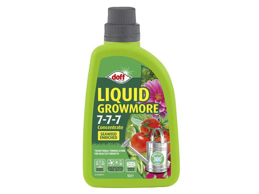 DOFF Liquid Growmore Concentrate 1 litre multi-purpose feed DOFHIA00