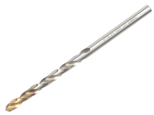 Dormer A002 HSS-TiN Coated Jobber Drill 4.00mm OL:75mm WL:43mm DOR400TIN