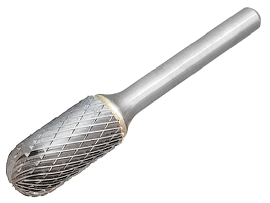 Dormer Solid Carbide Bright Rotary Burr Ball Nosed Cylinder 6.3 x 3mm DOR805633