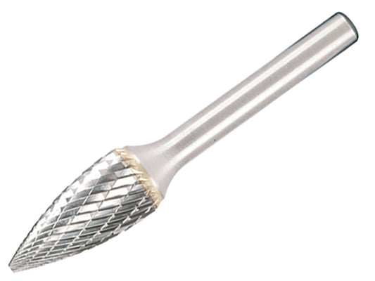 Dormer Solid Carbide Bright Rotary Burr Pointed Tree 12.7 x 6mm DOR8131276
