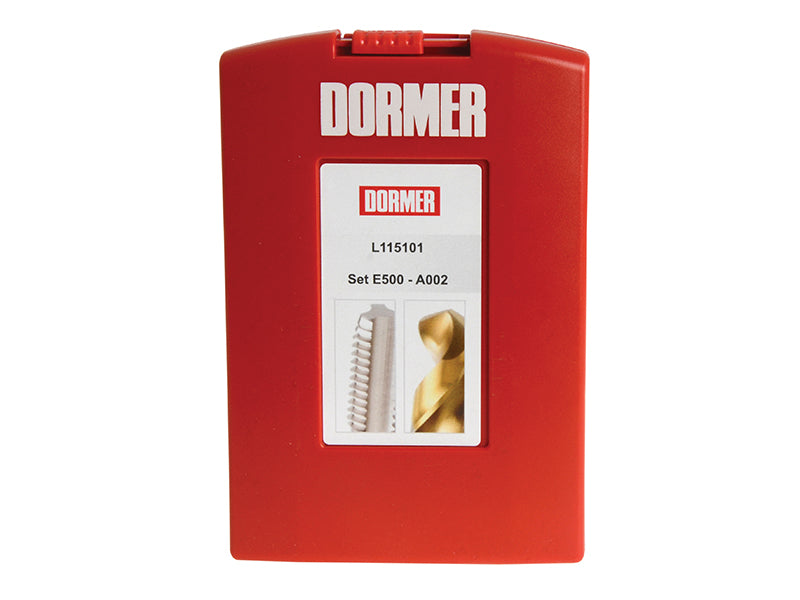 Dormer A002 Drills & E500 HSS MC Tap Set DORL115101