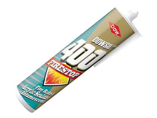Dowsil Firestop 400 Acrylic Sealant White 380ml DOW2938863