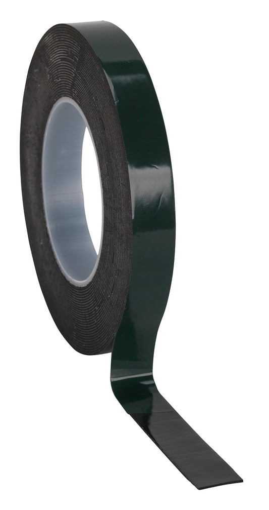 Sealey Double-Sided Adhesive Foam Tape 19mm x 10m Green Backing DSTG1910
