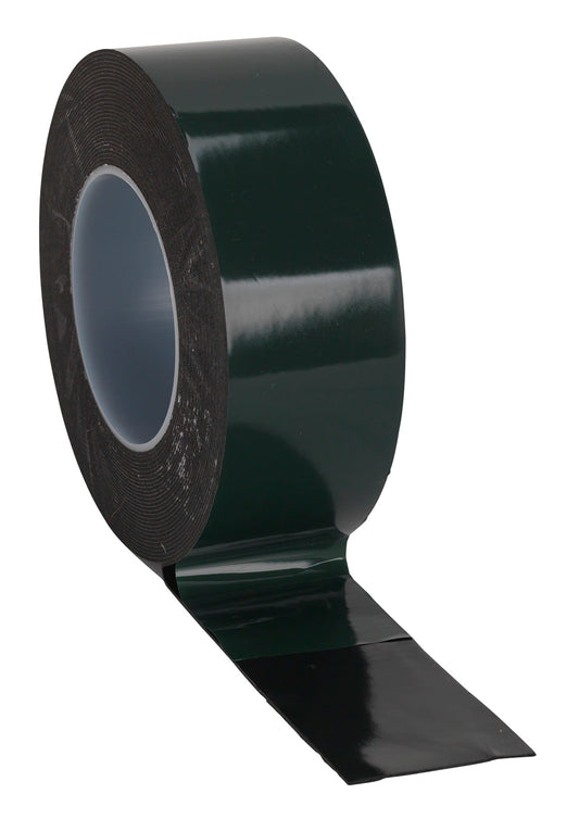 Sealey Double-Sided Adhesive Foam Tape 50mm x 10m Green Backing DSTG5010