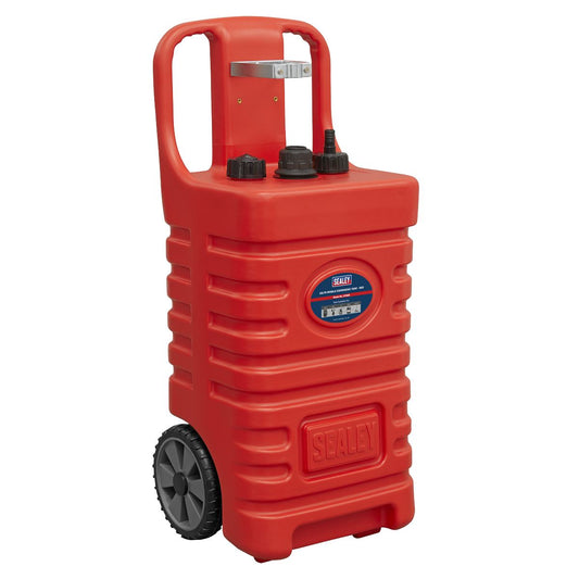Sealey Mobile Dispensing Tank - Red 55ltr DT55R