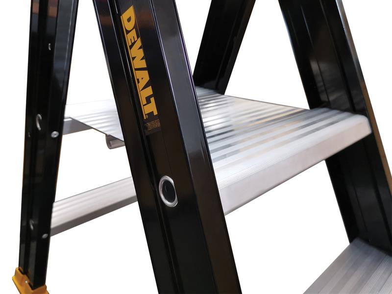 DEWALT Ladders Professional Double Stepladder, 0.50m 2 Rungs DWLDXLD122E