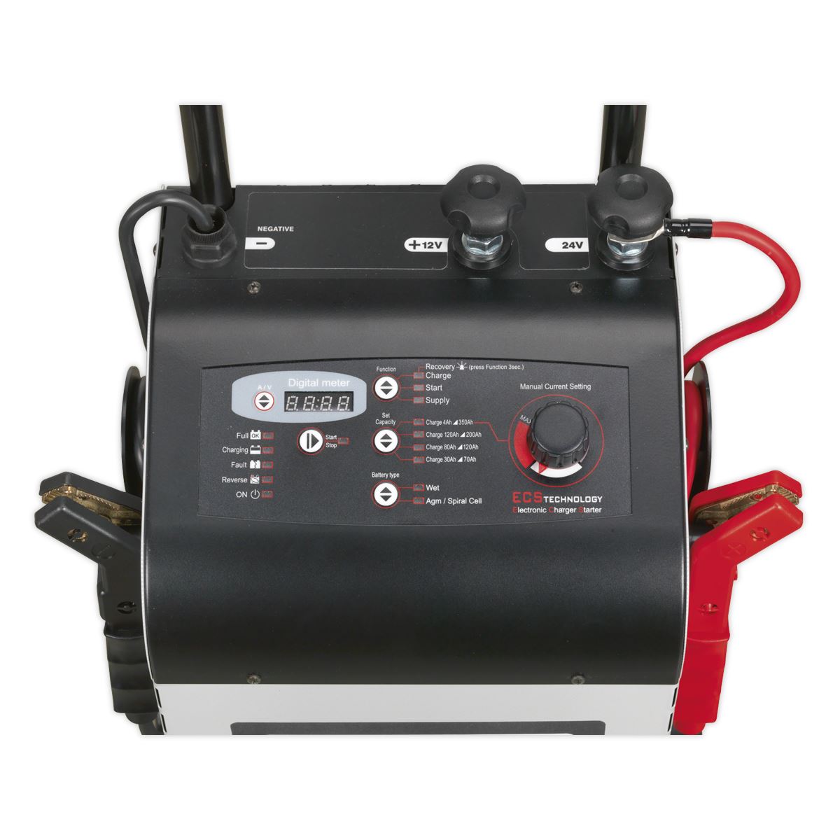 Sealey Electronic Charger Maintainer/Starter 45/300A 12/24V ECS300